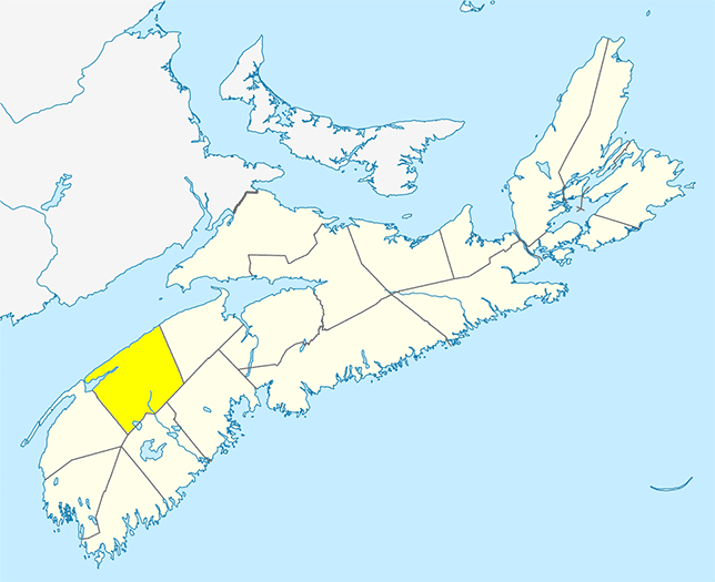 Large Map - Annapolis County, Nova Scotia