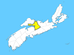 Small Map - Colchester County, Nova Scotia