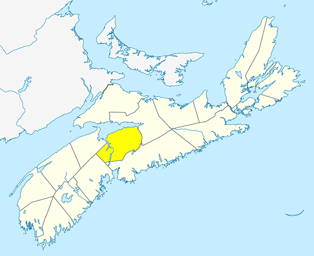 Large Map - Hants County, Nova Scotia