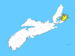 Small Map - Cape Breton County, Nova Scotia
