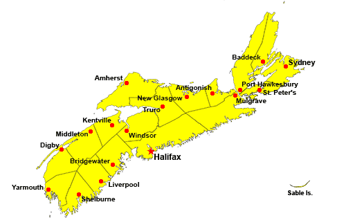 Image Map - Nova Scotia